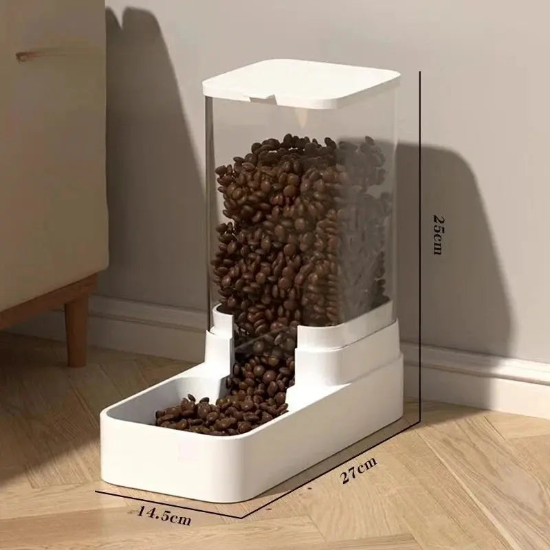 Distributeur Automatique de Nourriture et Fontaine à Eau pour Animaux - Lili&Compagnies